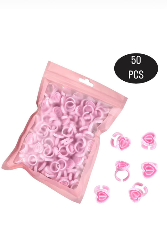 Heart Glue Rings