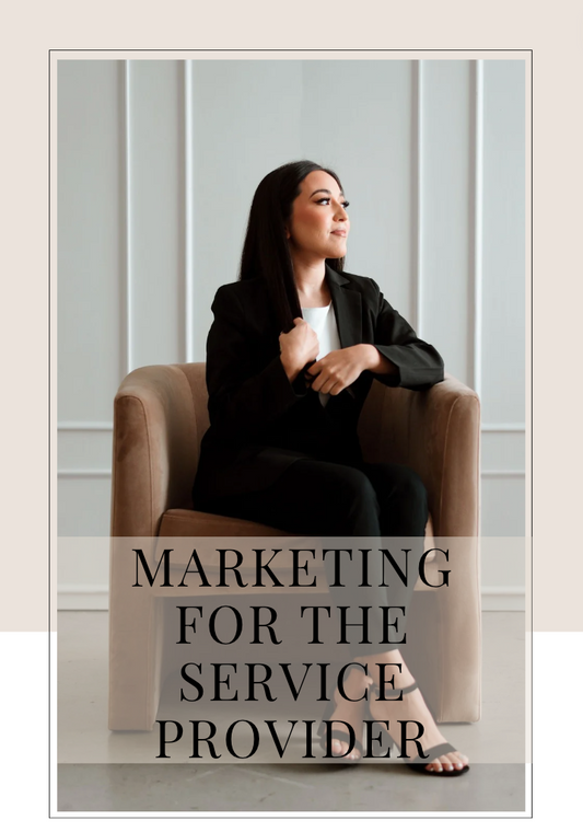 Marketing for the Service Provider
